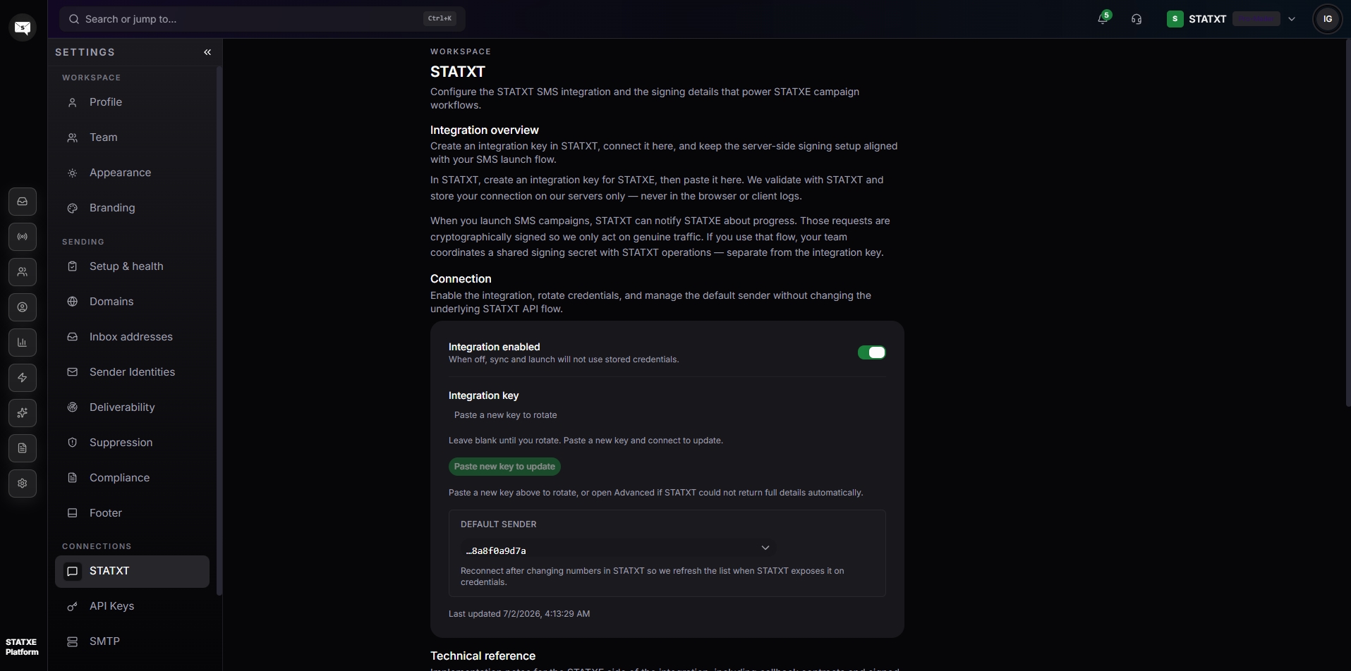 Connect your workspace